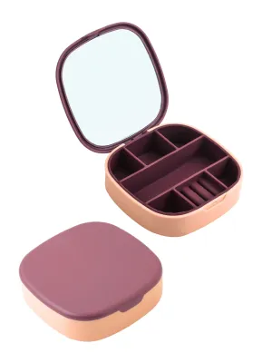 Jewelry Box Organiser: Compact Multi-Compartment Storage | Lightweight | 9.5 cm | Multicolor