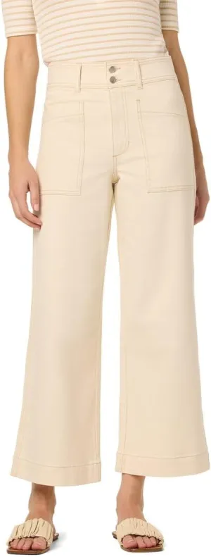 Joe's Jeans Ecru Wide Leg Cargo Ankle Jean