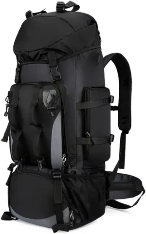 JSEIAJB 90L Waterproof Hiking Camping Backpack Trekking Bag Rucksack Large Capacity Travel Outdoor Sports Bags