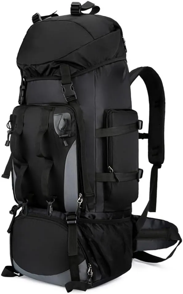 JSEIAJB 90L Waterproof Hiking Camping Backpack Trekking Bag Rucksack Large Capacity Travel Outdoor Sports Bags
