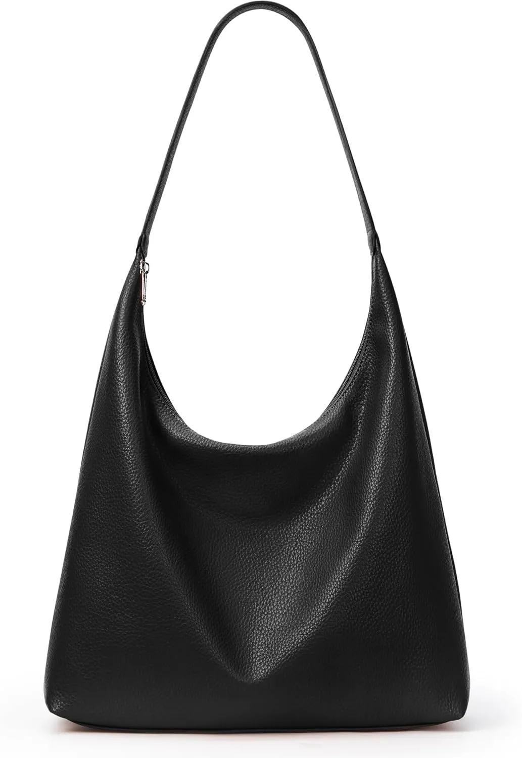 KALIDI Casual Tote Bag Vegan Leather Hobo Zipper Work Bag Weekender Shoulder for Women Shoulder Travel Purse