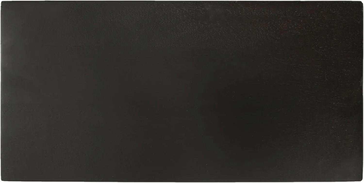 Kate and Laurel Karlsen Modern Wood and Metal Narrow Side Table; 16 x 8 x 24; Black; Minimal Slim End Table for Use as Bedroom Nightstand or Accent Entryway Table