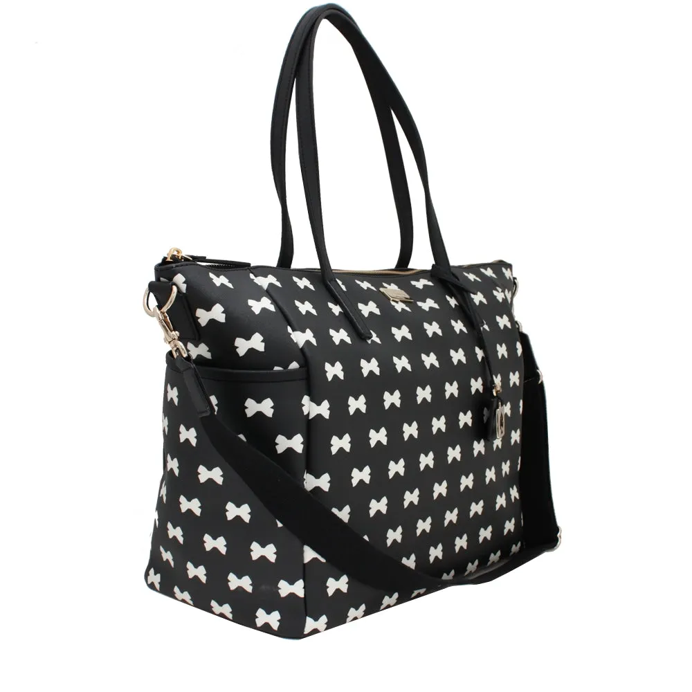 Kate Spade Brightwater Drive Adaira Baby Bag- Black-Cream