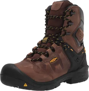 KEEN Utility Men's Dover 8" Leather Waterproof Composite Toe Work Boot