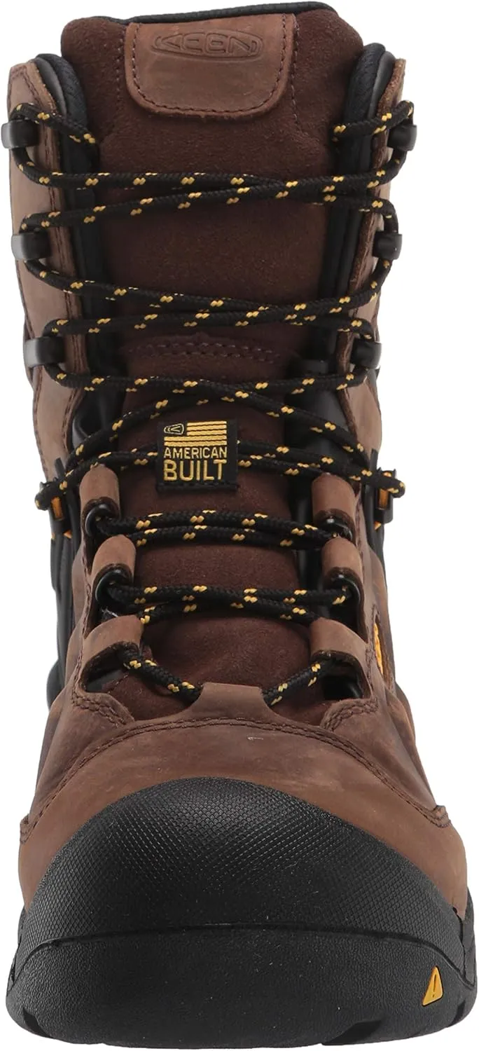 KEEN Utility Men's Dover 8" Leather Waterproof Composite Toe Work Boot