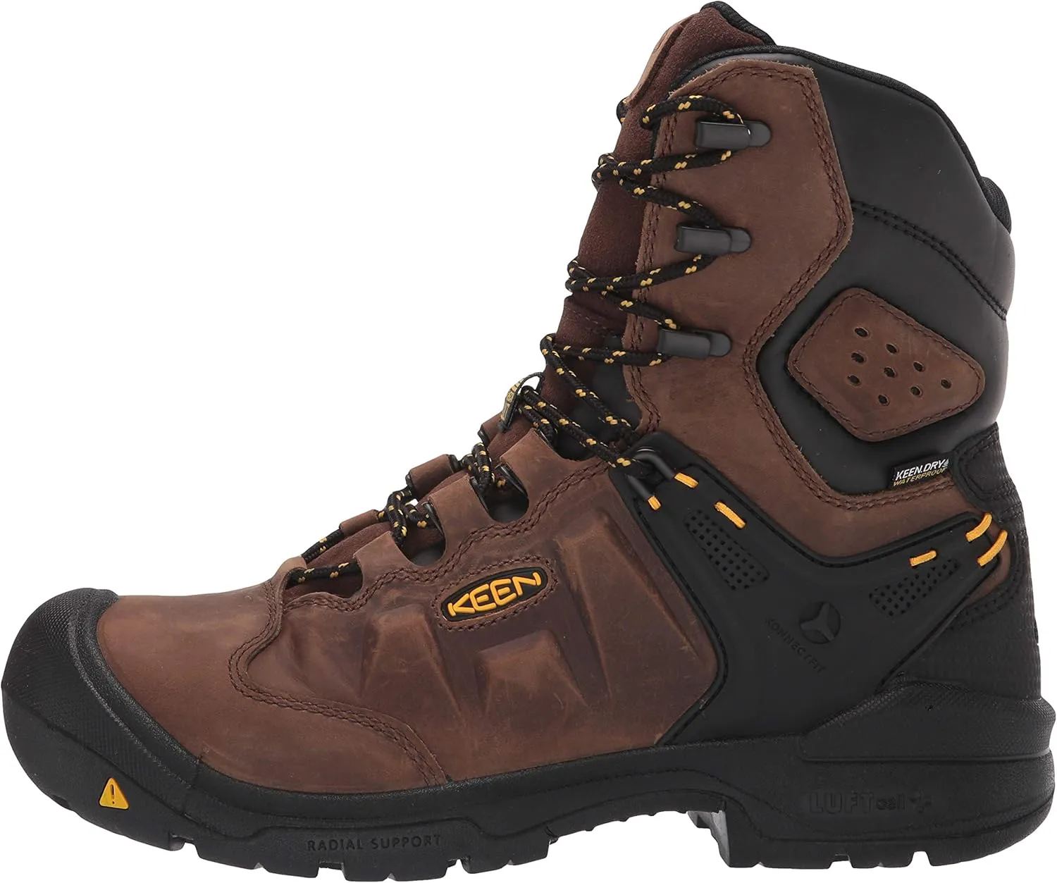 KEEN Utility Men's Dover 8" Leather Waterproof Composite Toe Work Boot