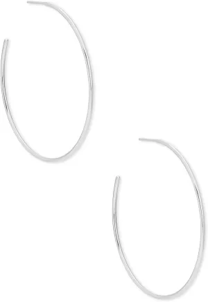Kendra Scott Keeley Hoop Earrings in Sterling Silver