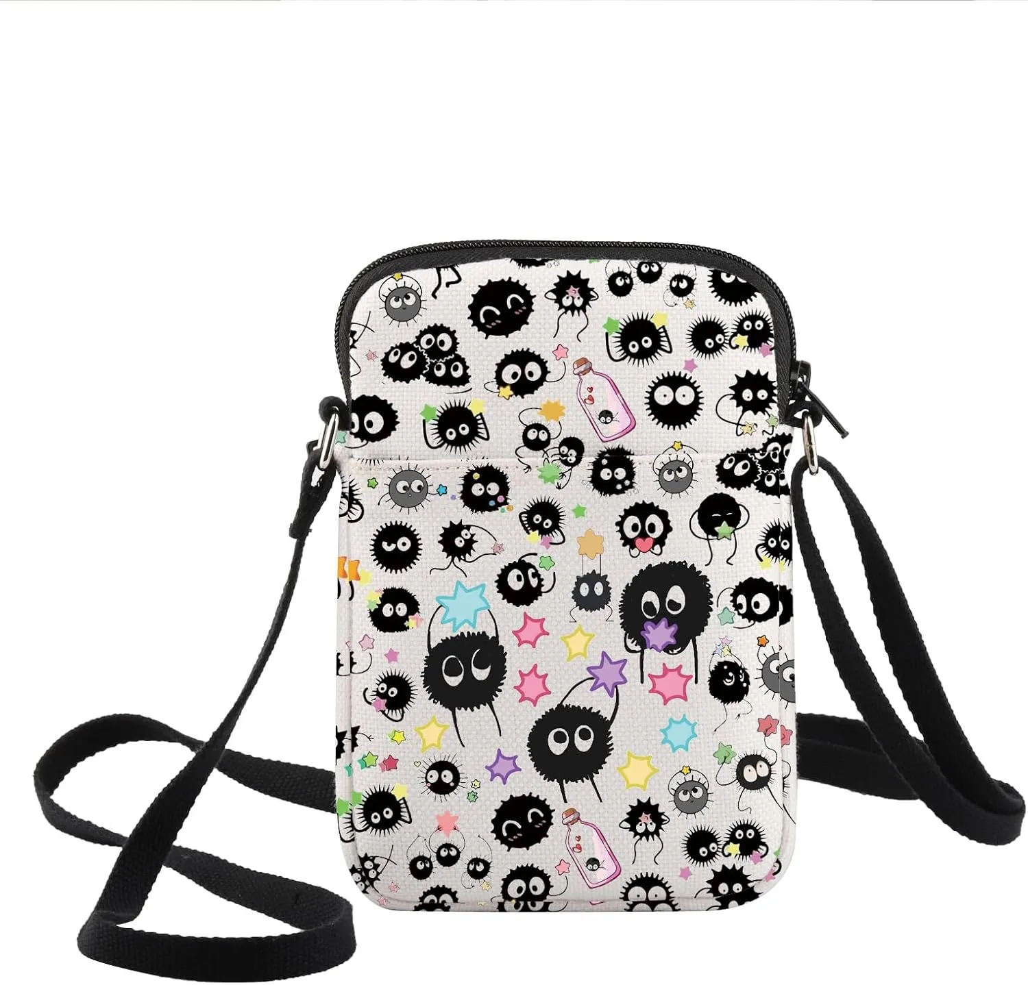 KEYCHIN Anime Inspired Crossbody Bag No Face Gifts Animated Movie Themed Shoulder Bag Cartoon Movie Merch