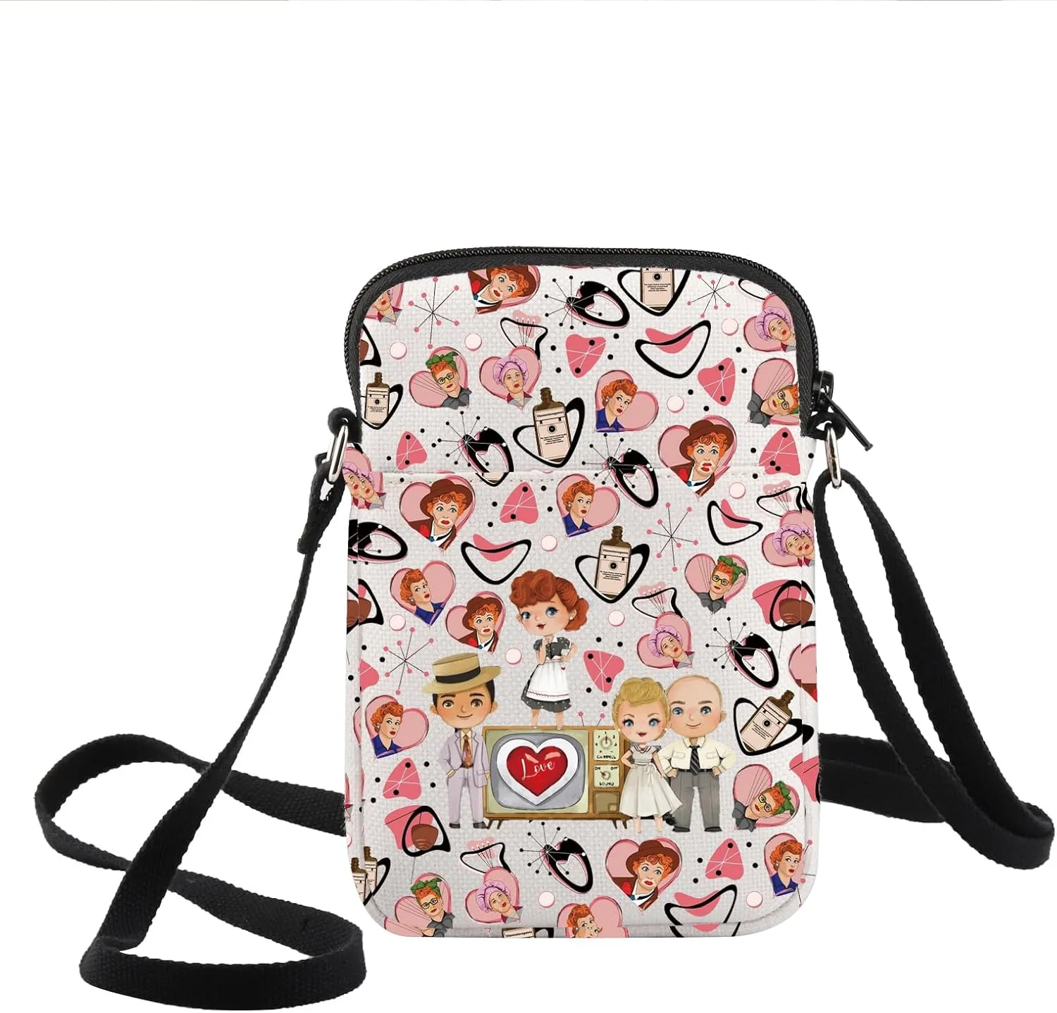 KEYCHIN Lucy TV Show Crossbody Bag Ethel & Lucy Fans Gifts Love Ethel & Lucy Shoulder Bag Lucy Merchandise