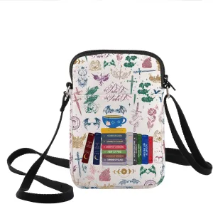 KEYCHIN Novel Bookish Crossbody Bag Book lover Gits Novel Series Shoulder Bag Author Merchandise