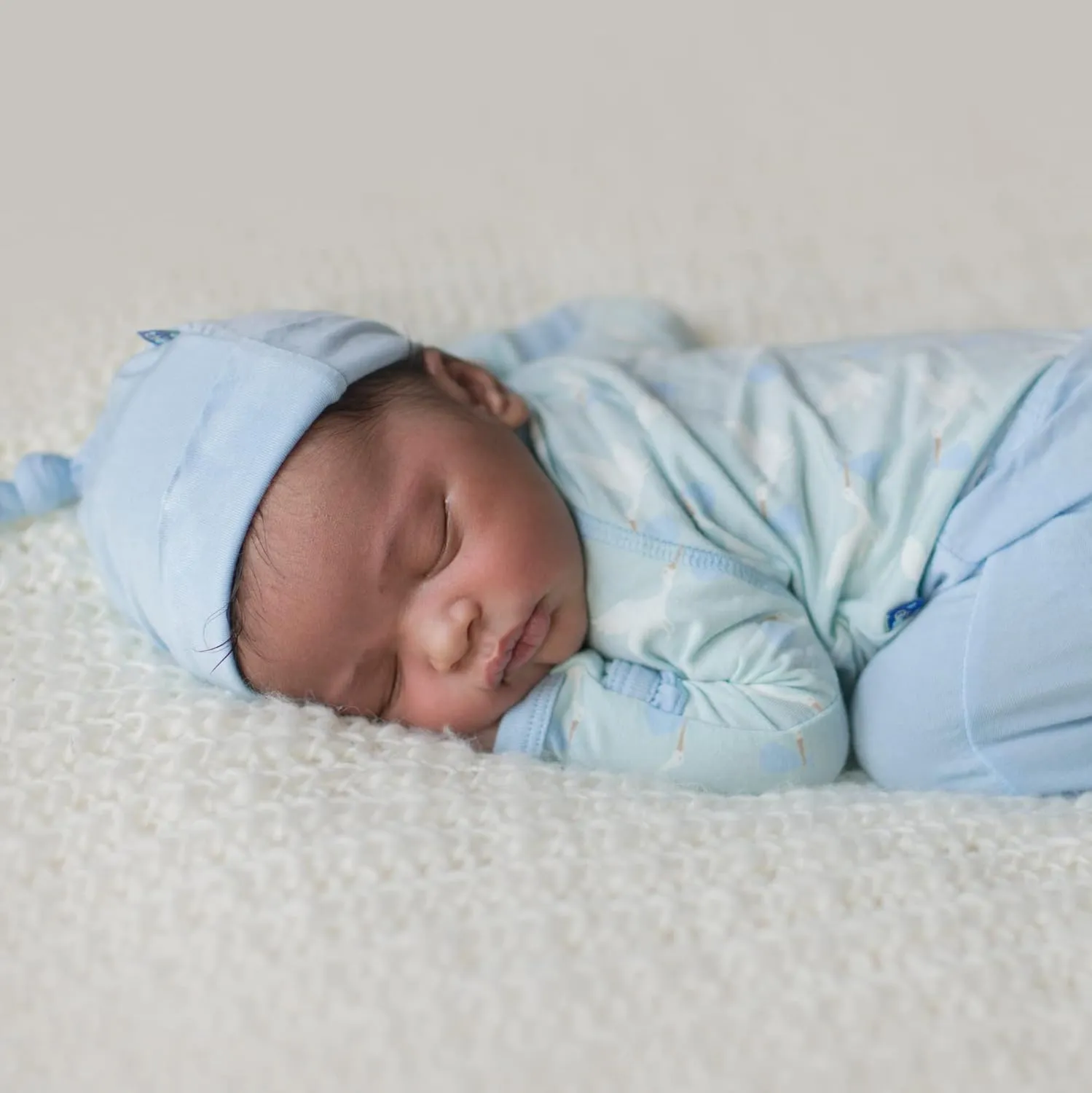 KicKee Welcome Home Zipper Footie – Viscose from Bamboo Baby Pajamas – One-Piece Sleepwear with Anti-Slip Feet & Zip Guard
