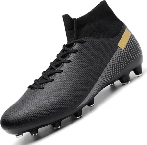 Kids Soccer Cleats Boys Girls Football Shoes Athletic Anti-Slip Outdoor/Indoor Sports Shoes