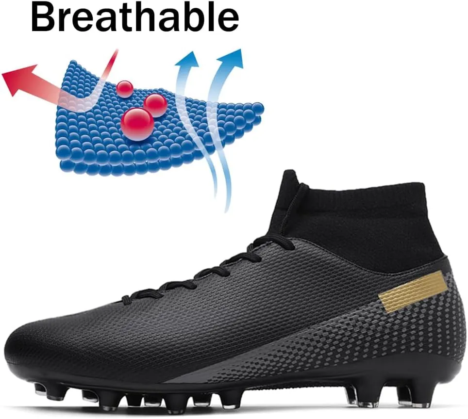 Kids Soccer Cleats Boys Girls Football Shoes Athletic Anti-Slip Outdoor/Indoor Sports Shoes