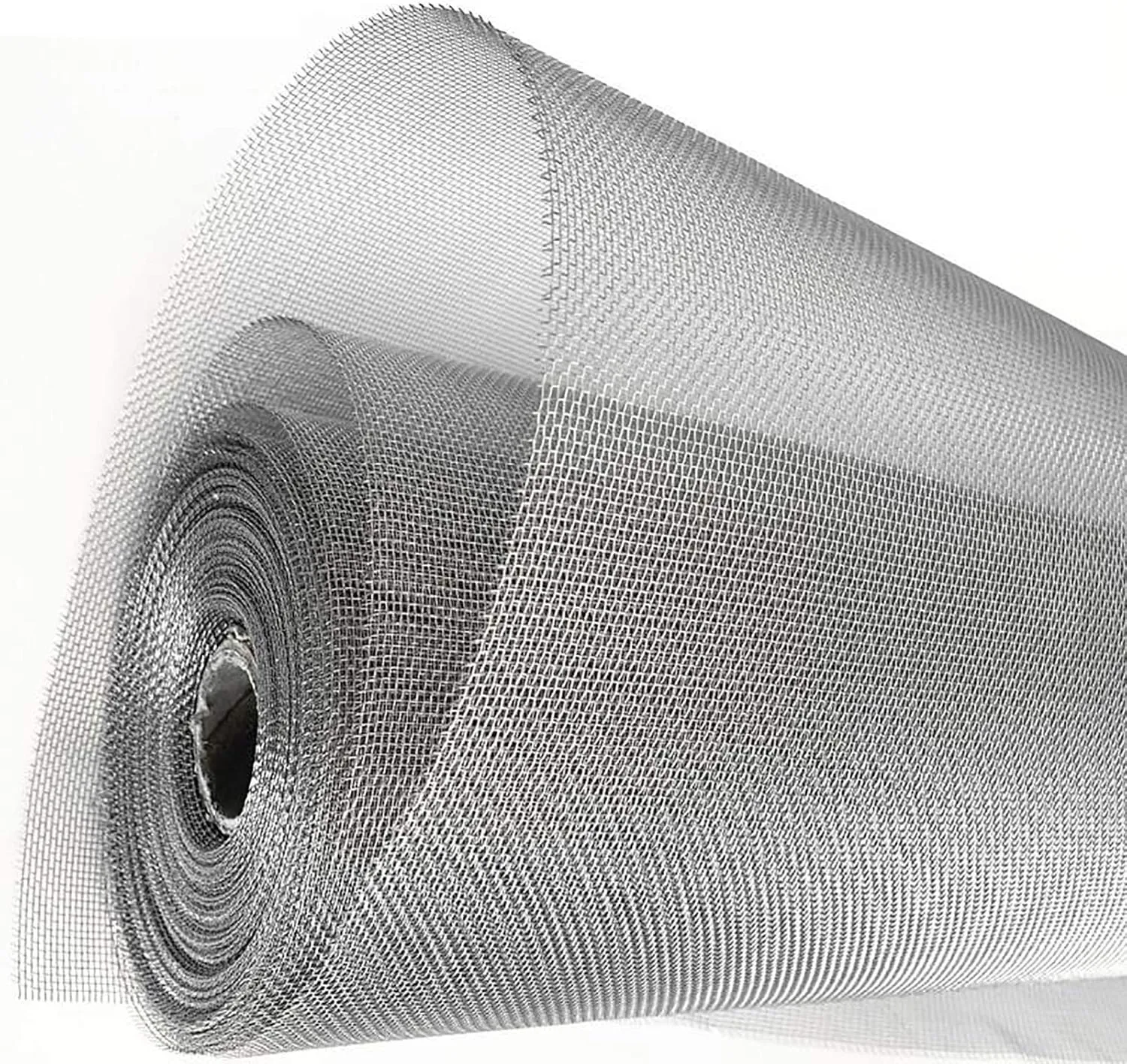 KISKIS 304 Stainless Steel Woven Wire Mesh, Wire Mesh Window Screen Mesh, Prevent Mouse Mice Snakes Hornets Rodents Entering,Easy to Cut and Install,60X300CM24X118INCH