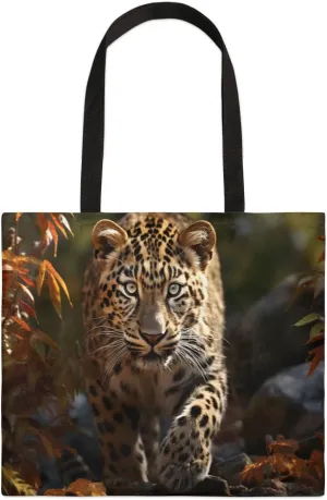 Kitten In Cup Canvas Tote Bag for Women Men Stylish Tote Handbag Shoulder Bag Reusable Grocery Bag