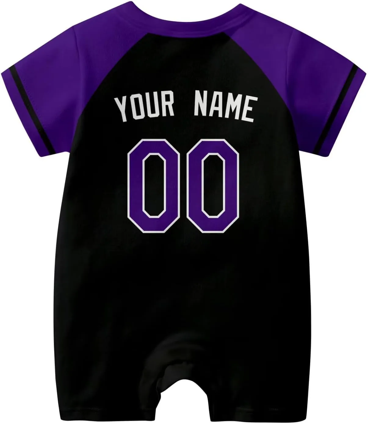 KREDE Baby Clothes Unisex Bodysuit Custom Name and Number for Baby Boys