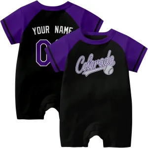 KREDE Baby Clothes Unisex Bodysuit Custom Name and Number for Baby Boys