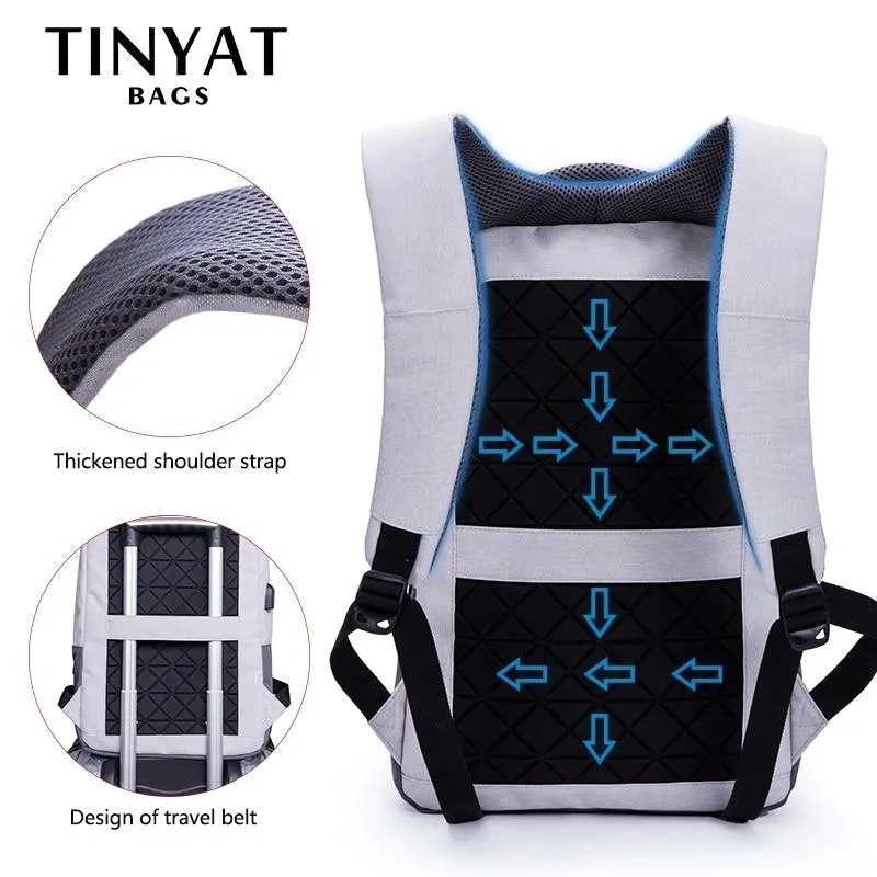 Laptop Anti Theft Backpack with USB Charger