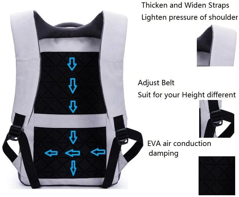 Laptop Anti Theft Backpack with USB Charger