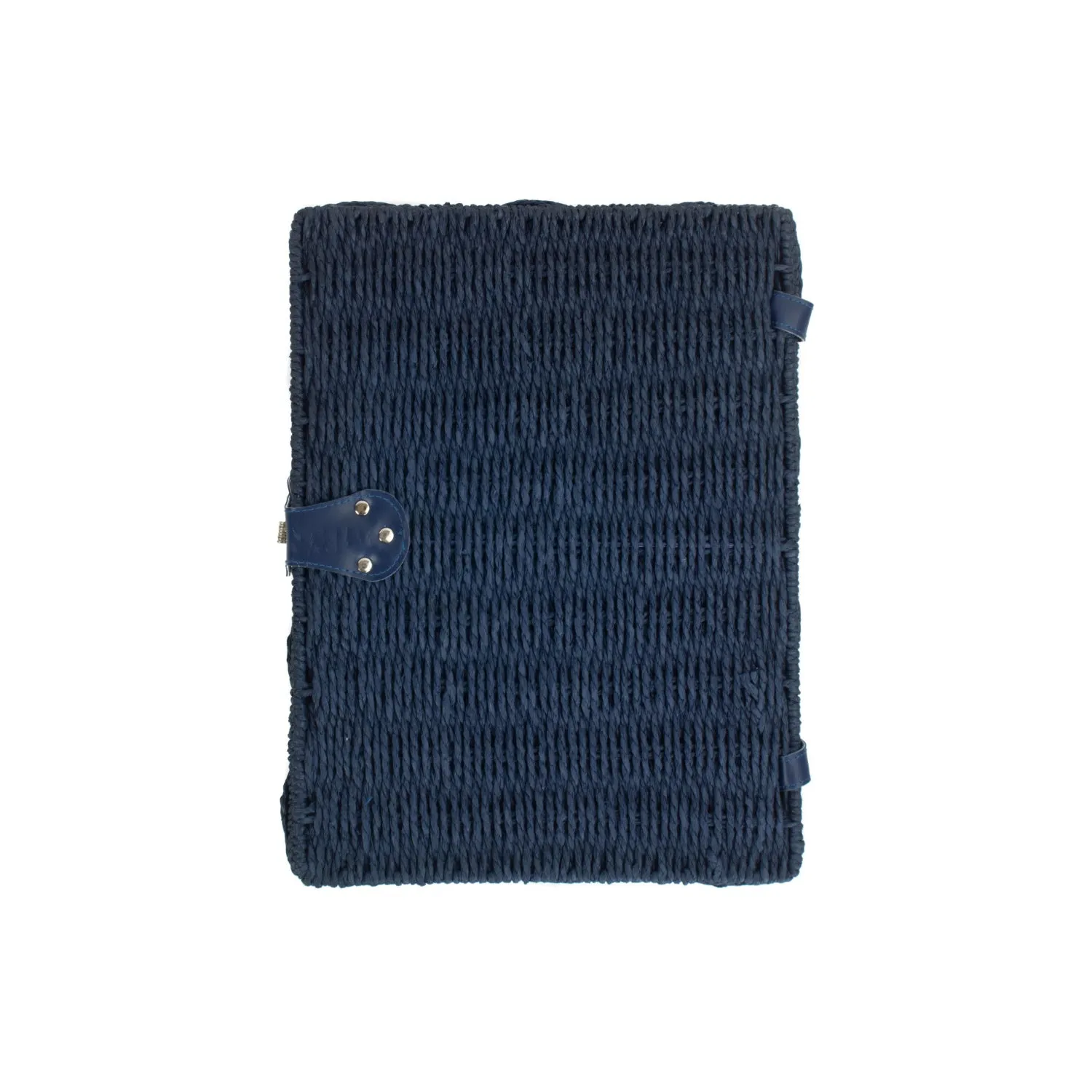 Large Paper Rope Hamper - Blue