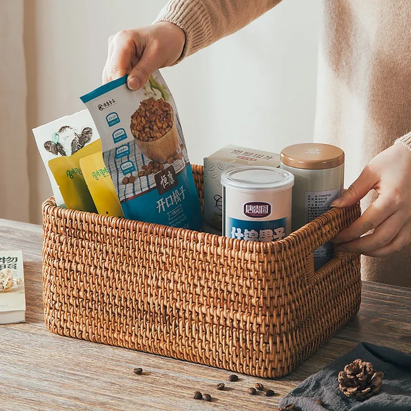 Large Wicker Basket | Bathroom Organizer