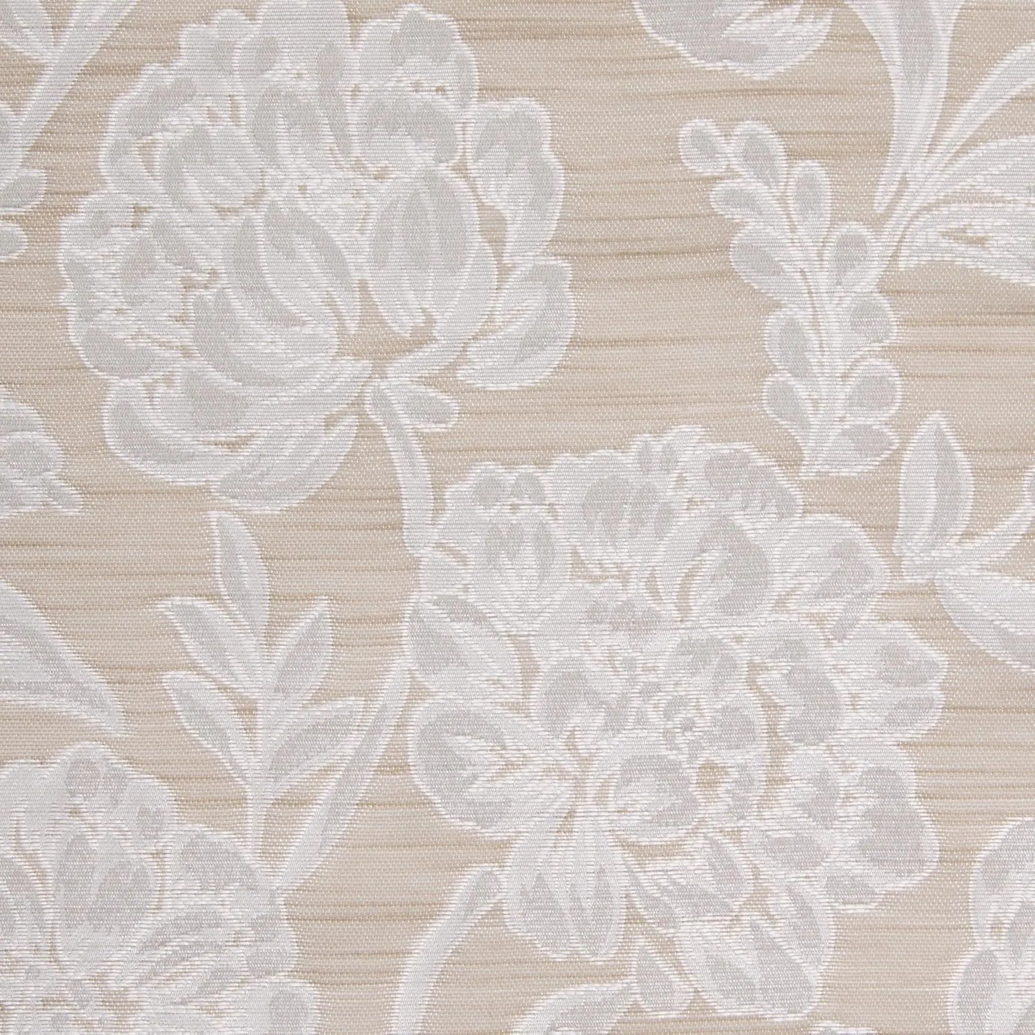 Laura Ashley Annaleigh Tablecloth Jacquard Fabric, Wrinkle Resistant for Dining, Holiday, Party, Wedding or Banquet, 60" x 84", Taupe