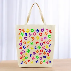 Letters Tote Bag - multi