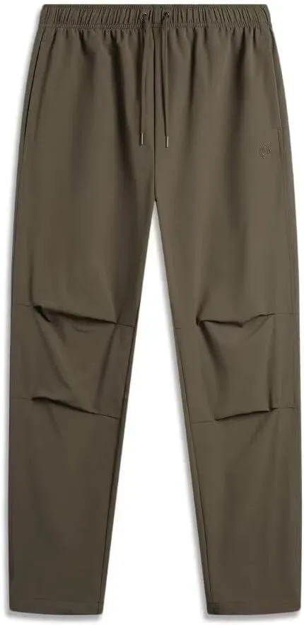 LI-NING BADFIVE Basketball Series Men Waterproof Loose Straight Sports Pants AYKU689