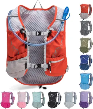 Lightweight Running Vest for Women and Men Hydration Backpack Pack with 1.5L Water Bladder Bag Running Gear Accessories for Hiking Trail Cycling Marathon