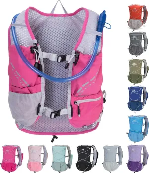 Lightweight Running Vest for Women and Men Hydration Backpack Pack with 1.5L Water Bladder Bag Running Gear Accessories for Hiking Trail Cycling Marathon