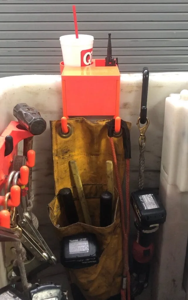 Line Work 4N1 Tool Organizer Linemen Tool Holder W/ Magnet - 1002