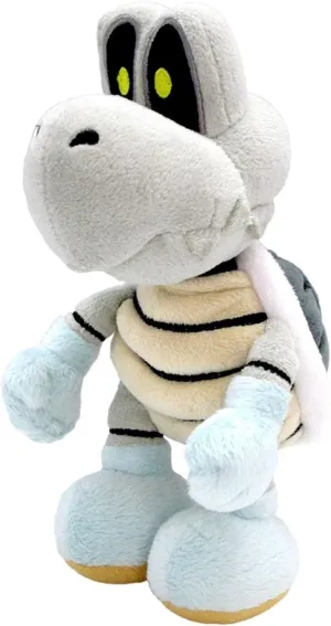 Little Buddy Super Mario All Star Collection 1598 Dry Bones Stuffed Plush, 8",Multi-Colored