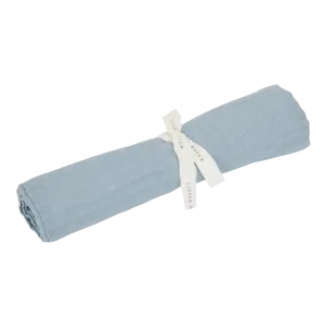 Little Dutch Muslin Swaddle - Pure Denim Blue - 120 x 120