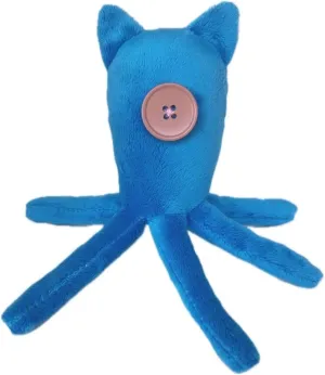 LMDMML Blue Squid Plush with a Button Eye,Stuffed Animal Plush for Room Decor