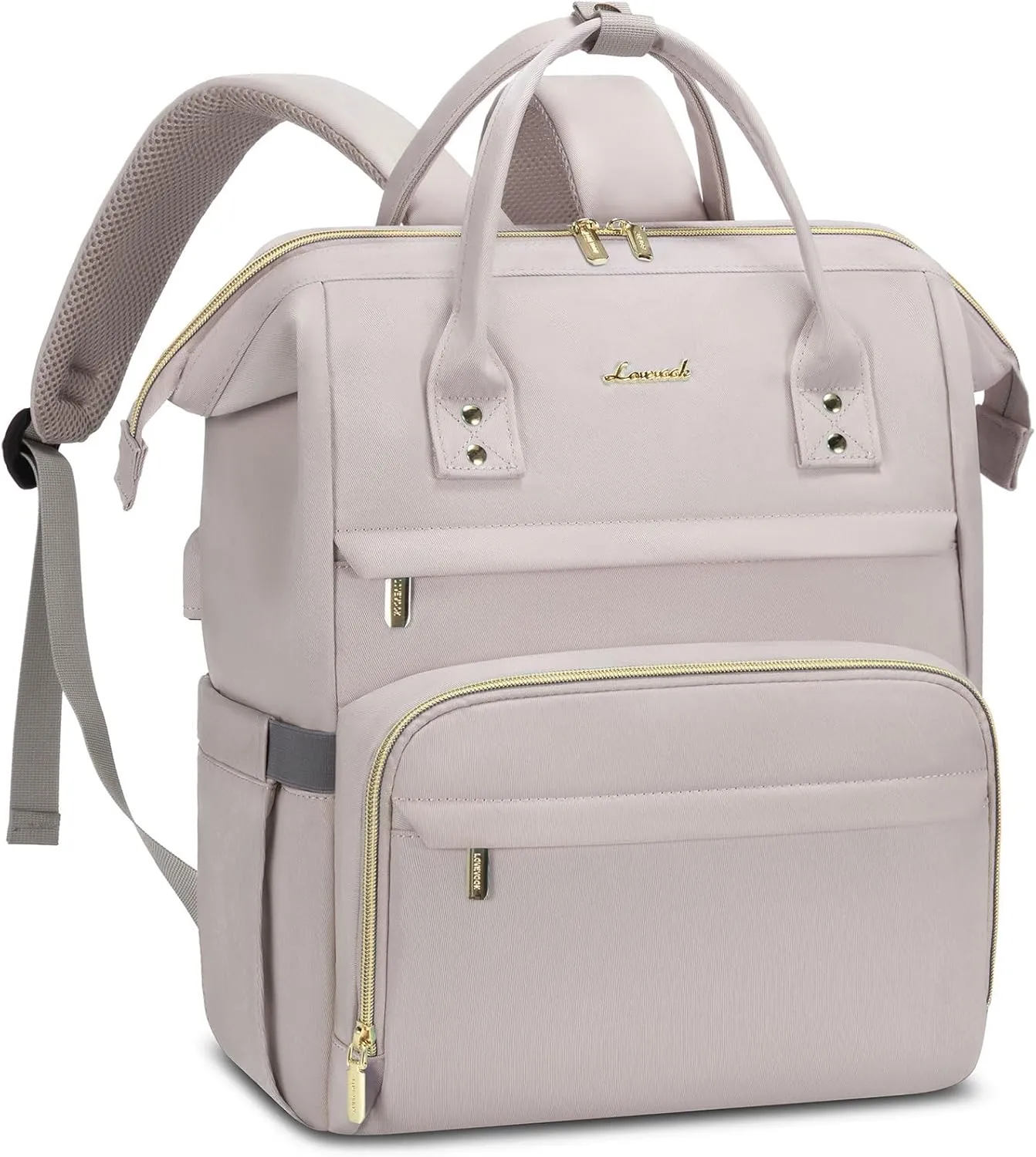 LOVEVOOK Backpack for Women, 15.6 inch Laptop Backpack for Women Teacher Backpack Nurse Bag, Waterproof Work Backpack for Travel, Commuter, College