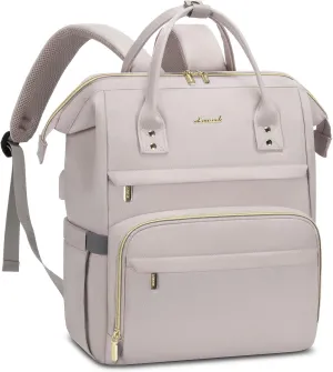 LOVEVOOK Backpack for Women, 15.6 inch Laptop Backpack for Women Teacher Backpack Nurse Bag, Waterproof Work Backpack for Travel, Commuter, College