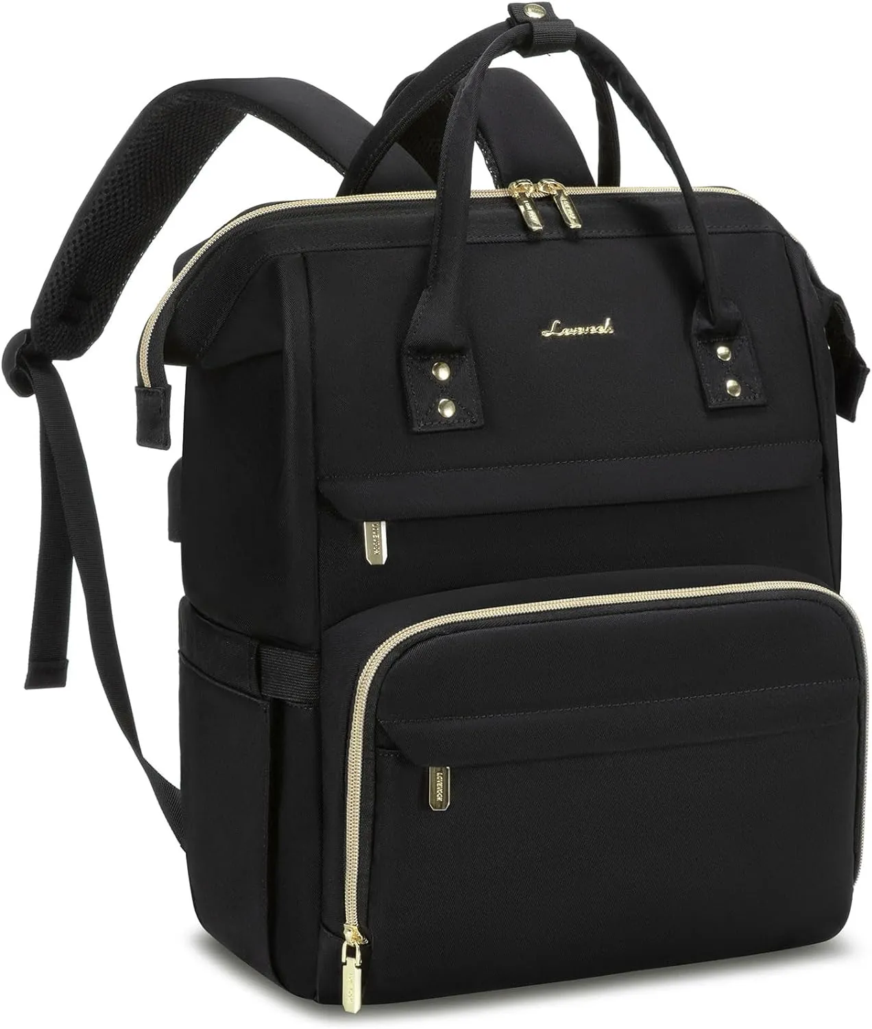 LOVEVOOK Backpack for Women, 17 inch Laptop Backpack for Women Teacher Backpack Nurse Bag, Waterproof Work Backpack for Travel, Commuter, College