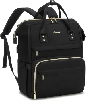 LOVEVOOK Backpack for Women, 17 inch Laptop Backpack for Women Teacher Backpack Nurse Bag, Waterproof Work Backpack for Travel, Commuter, College