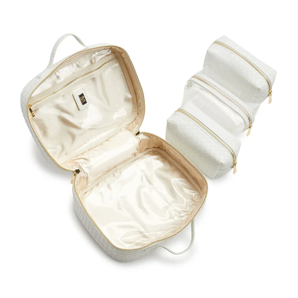LUXE TRVL2 Cosmetic Toiletry Case - Woven
