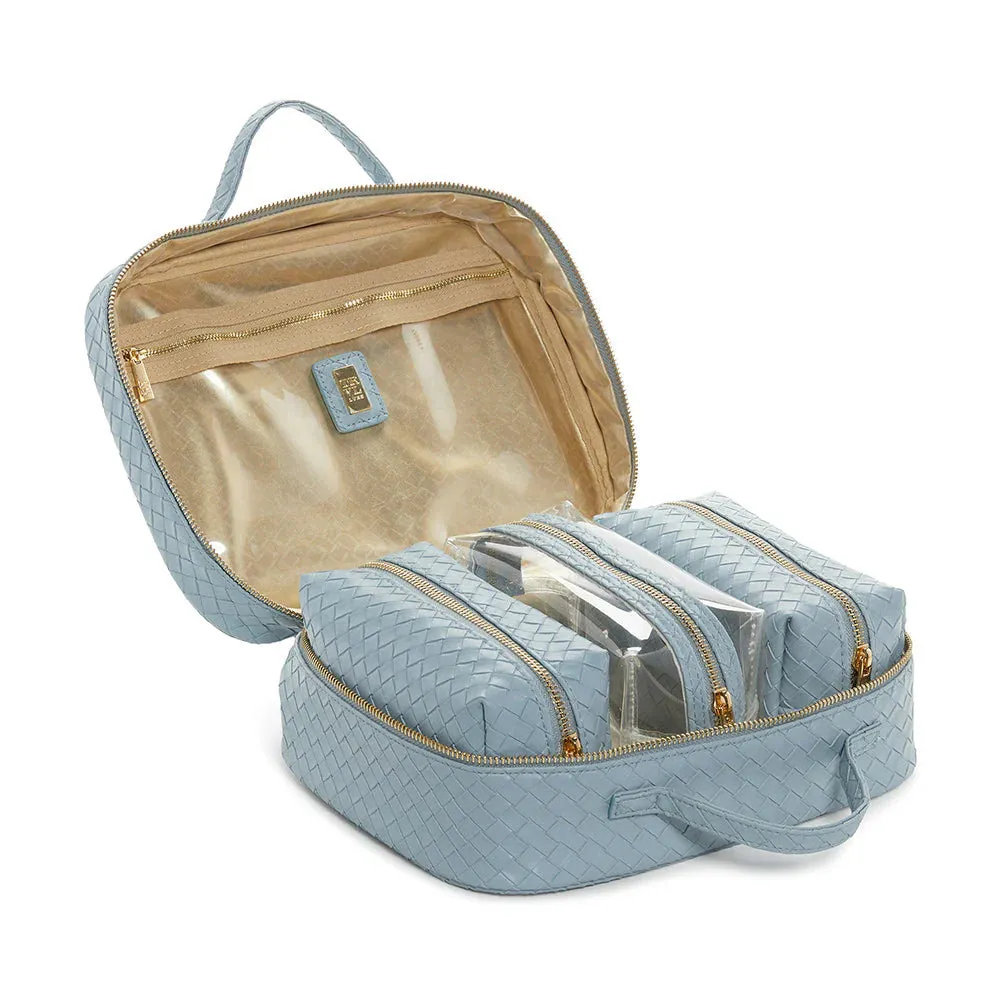 LUXE TRVL2 Cosmetic Toiletry Case - Woven