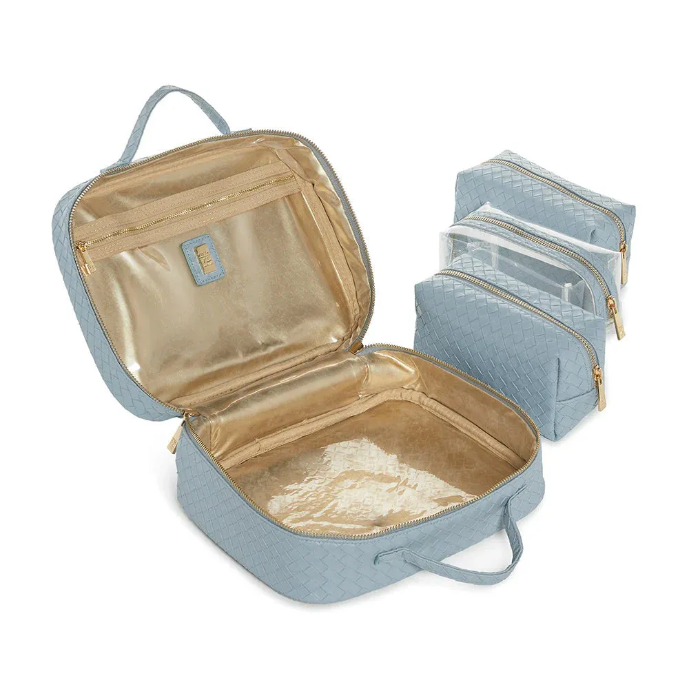 LUXE TRVL2 Cosmetic Toiletry Case - Woven