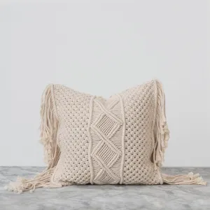 Macramé Pillow 15 x 15