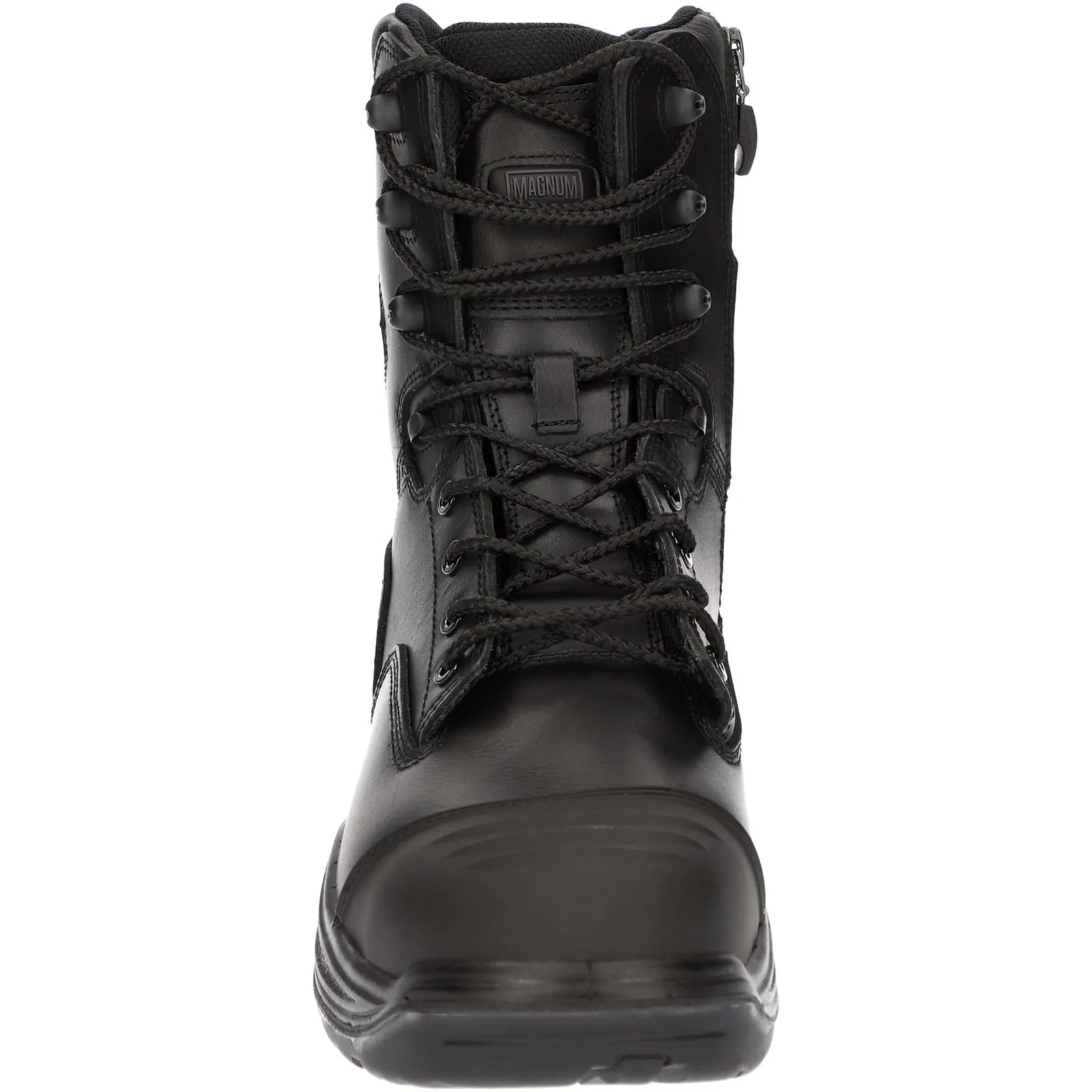 Magnum Men's Rigmaster 8.0 Side-Zip CT CP WP Uniform Safety Boot in Black