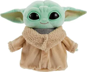 Mattel Star Wars Grogu Plush with Beskar Armor, Soft Doll Inspired by Star Wars Mandalorian Book of Boba Fett, Collectible Toy