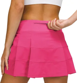 MCEDAR Athletic Tennis Golf Skorts Skirts for Women with Pocket Workout Running Sports Pleated Skirts Casual
