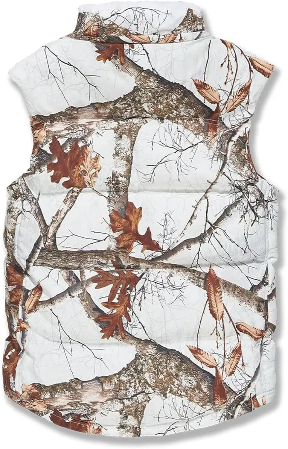 Men Yukon Fur Lined Vest (Snow Camo)