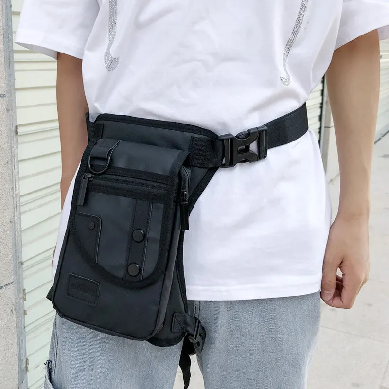 Men's And Leg Motorcycle Riding Tactics Trendy Lure Men's Waist Packs