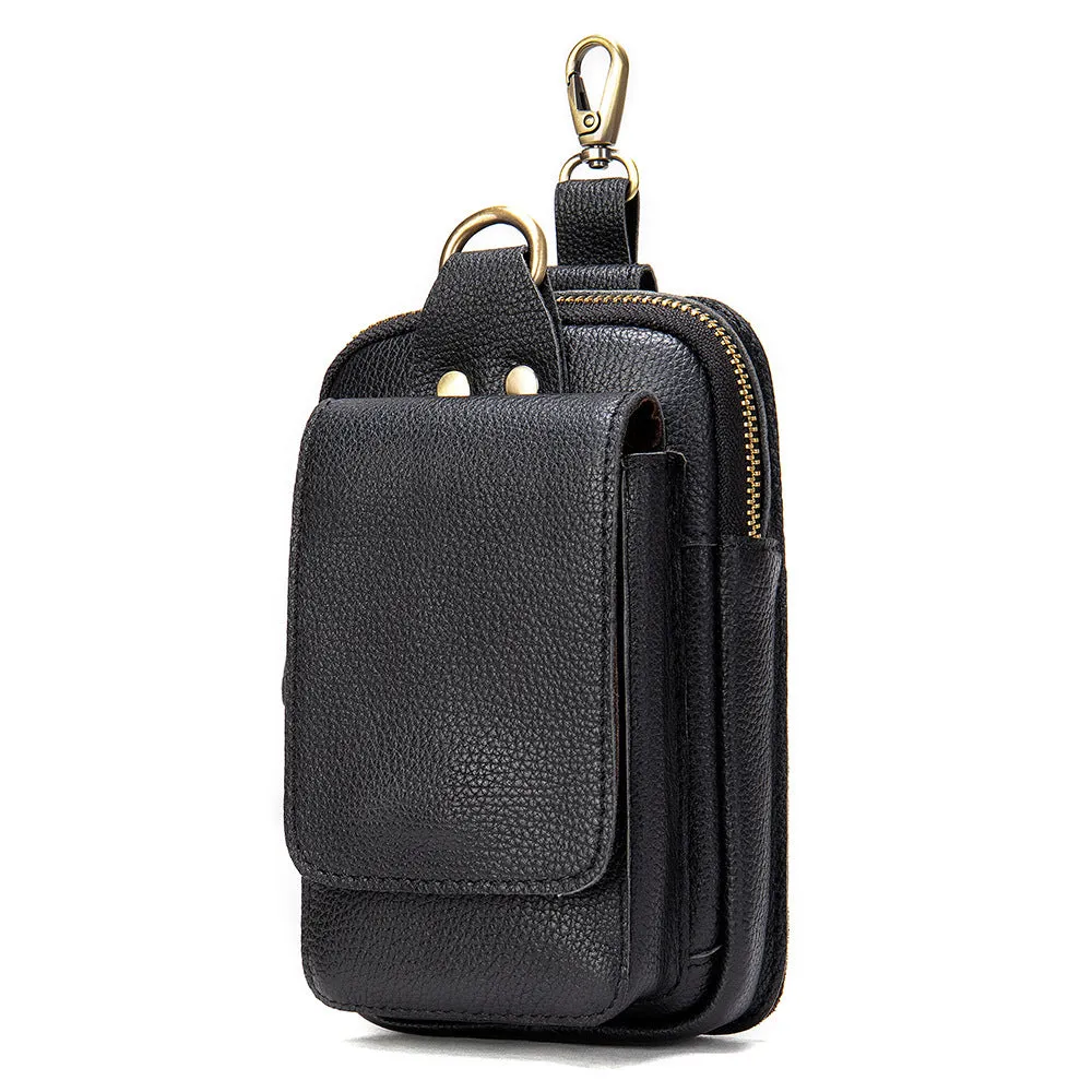 Men's First Layer Cowhide Work Site Wear Men's Waist Packs