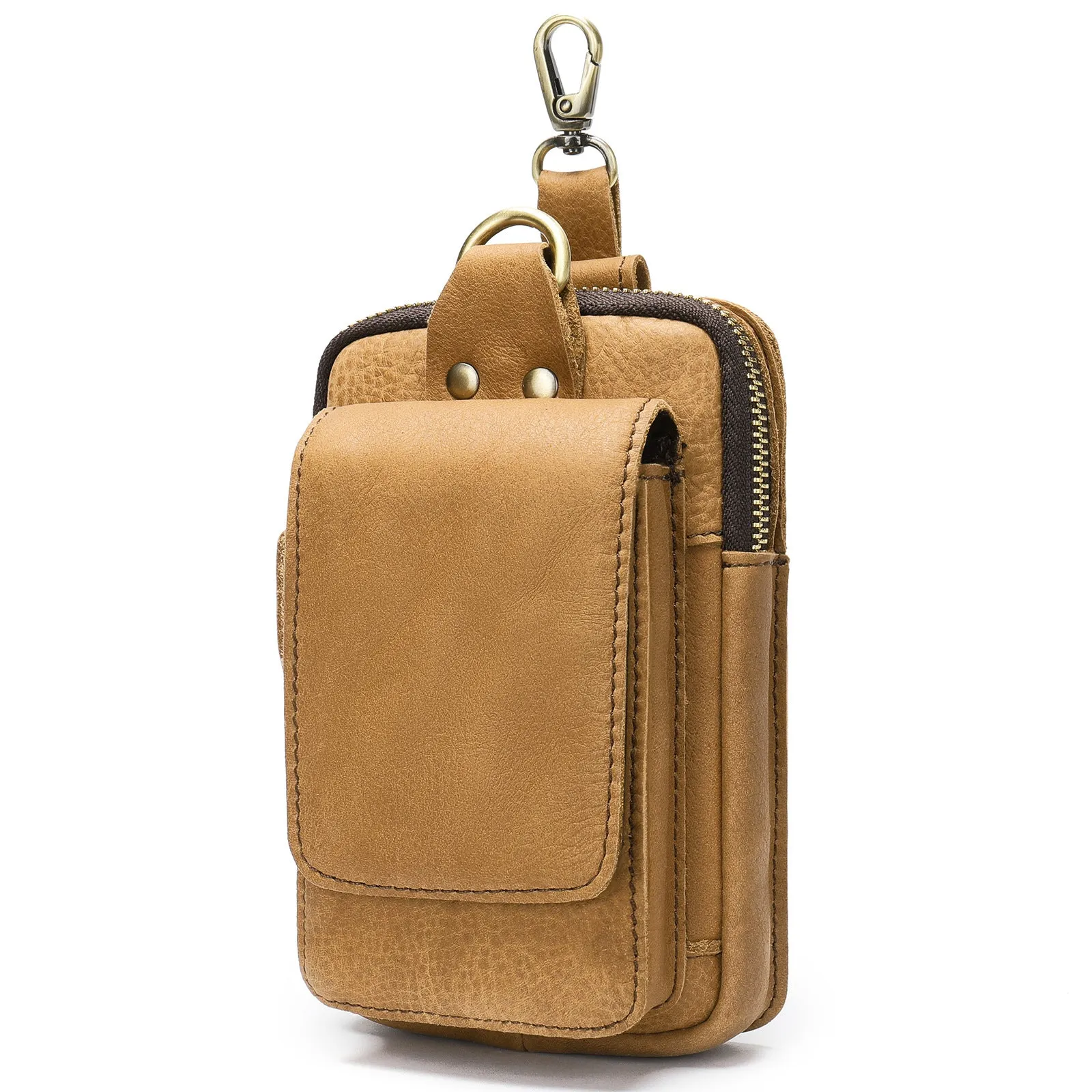 Men's First Layer Cowhide Work Site Wear Men's Waist Packs