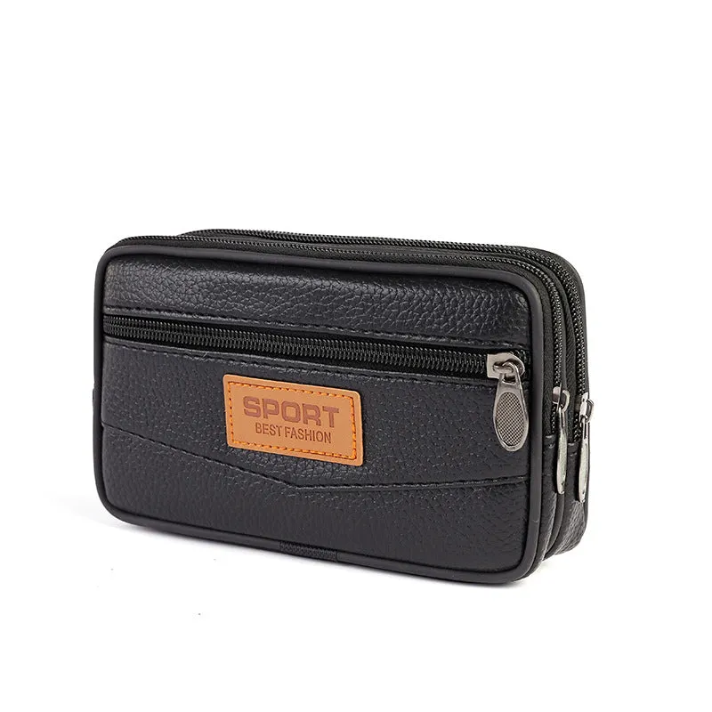 Men's Graceful Mobile Horizontal Running Pouch Men's Waist Packs